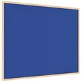 Produktbild: ALLboards Tafel ALLboards Filztafel mit Alurahmen blau 100 cm x 80 cm
