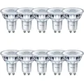 Produktbild: 10 x Philips LED Leuchtmittel Glas Reflektor 3,5W = 35W GU10 255lm warmweiß 36°