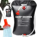 Produktbild: Campingdusche 20L – Solardusche für Outdoor, Gartendusche mit Duschkopf, Solar-Wassersack für warmes Wasser, ideal für Camping und Pool Retoo