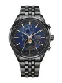 Produktbild: Citizen Eco-Drive BY1035-56L Solar Funk Herrenuhr Mondphase Dunkelblau Saphirgl.