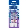 Produktbild: Pelikan Tintenkiller Super Pirat 850, 306696, Strichstärken F (fein) + B (breit), 6 Stück