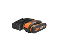 Produktbild: Worx WA3601 Akku Starter-Set (20 V), Schnellladetechnologie, PowerShare-Kompatibilität