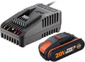 Produktbild: WORX WA3601 Original PowerShare Akku mit Ladegerät Set - 20V 2000mAh Li-Ion