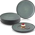 Produktbild: Sänger Dessertteller, Grün, Stein, 6-teilig, Rund, kratzfest, Essen & Trinken, Geschirr, Teller, Kuchenteller