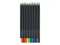 Produktbild: FABER-CASTELL Black Edition - Farbstift - ausgewählte leuchtende Farben (Packung mit 12)