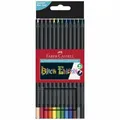 Produktbild: FABER CASTELL Farbstifte Black Edition 12 Farben