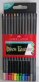 Produktbild: P010 - Faber-Castell - Black Edition  - 12 Farben Buntstifte - NEU