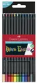 Produktbild: FABER-CASTELL Dreikant-Buntstifte Black Edition 12er Etui