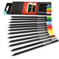 Produktbild: Faber-Castell Farbstifte Schwarze Edition Verschiedene Farben Packung 12