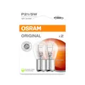 Produktbild: Bremslichtlampe 2-polig - 12V 21/5W Bay15d - Blister mit 2 Lampen