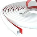 Produktbild: Türdichtung Dichtungsband Selbstklebend,Dichtung Türrahmen Flexibel,Gummidichtung Abdichtungsband Wasserdicht,Fensterdichtung,Dichtungsstreifen Dichtungsgummi Tür Fenster (D-Weiß, 6M)