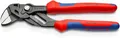 Produktbild: KNIPEX Zangenschlüssel Zange und Schraubenschlüssel in einem Werkzeug auf SB-Karte mit Mehrkomponenten-Hüllen 180 mm, 86 02 180 SB