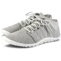 Produktbild: Leguano BEAT Barfußschuh, Freizeitschuh, Halbschuh, Schnürschuh für Maschinenwäsche geeignet grau 44 EU