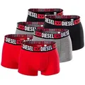 Produktbild: Diesel Boxer Herren Boxershort 6er Pack Baumwolle (Packung, 6er Pack) bunt|grau|rot|schwarz M