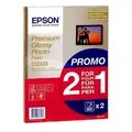 Produktbild: Epson Premium Glossy Photo Paper - A4 - 2x 15 Blätter