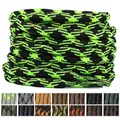 Produktbild: Stepace Runde Schwerlastbereich Schnürsenkel (2 Paar) 4.5mm Schuhbänder für Arbeitsstiefel, Bergschuhe, Wanderschuhe, Jagdstiefel Schwarz Grün-180