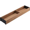 Produktbild: Blum AMBIA-LINE Schubladen-Organizer in hochwertigem Holzdekor | ideal für Küche, Bad & Kleiderschrank | modular einsetzbar und sicherer Halt dank Antirutsch-Füße | 47 × 10 × 5 cm | Tennessee Nuss