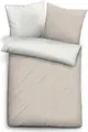 Produktbild: Biberna Wendebettwäsche beige 1x 155x220 cm + 1x 80x80 cm