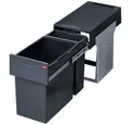 Produktbild: HAILO 3666111 TANDEM Abfallsorter 31 (24+7) Liter ab 30 cm Schrankbreite / Ab...