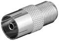 Produktbild: F-Adapter: F-Buchse / Koax-Buchse, aus Zink