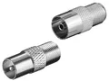 Produktbild: Sat Adapter SET F-Stecker Antennen Kabel Koaxial Stecker Kupplung F-Buchse Koax