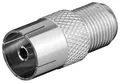Produktbild: F-Adapter F-Buchse auf Koax-Buchse SAT TV Adapter Sat Anlage Anschluss 11840