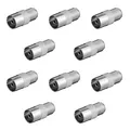 Produktbild: 10x F-Buchse - KOAX Kupplung SAT TV Kabel Adapter Verbinder Antennen IEC koaxial