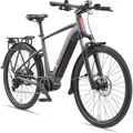 Produktbild: Telefunken City SUV E-Bike | Elektrofahrrad 27,5 Zoll | Mittelmotor | 9-Gang Kettenschaltung | 720 Wh Akku - Grau