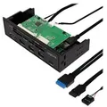 Produktbild: Logilink USB HUB 3.0 mit 6-fach Kartenleser schwarz Multimedia-Technik HUBs