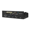 Produktbild: Logilink USB HUB 3.0 schwarz 5,25