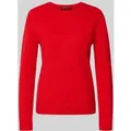Produktbild: Betty Barclay Strickpullover mit gerippten Abschlüssen in Rot, Größe 42