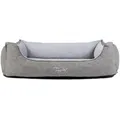 Produktbild: TrendPet Tierbett VitaBed Style Grau - Orthopädisches Hundebett, 100% Polyester, 5cm Matratze aus Memory Foam grau 70 cm x 80 cm