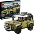 Produktbild: LEGO 42110 Technic Land Rover Defender, Modellauto, 4x4 Geländewagen für Kinder ab 11 Jahre und Erwachsene, Sammlerstück - Schwarz
