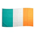 Produktbild: Flaggenking Irland Flagge/Fahne - wetterfest, weiß, 150 x 90 x 1 cm, 16897