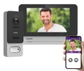 Produktbild: Philips WelcomeEye Wireless Video-Tuersprechanlage Bluetooth WLAN Komplett-Set Schwarz/Grau (531039)