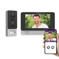 Produktbild: PHILIPS WelcomeEye Wireless Funk-Video-Türsprechanlage 7 Zoll mit App | 350 m Funk, 1080p Full-HD, 130°, Touchscreen, Akku bis 8 Mon., 8-GB-microSD inkl., WLAN 2,4/5 GHz, Tür- & Torsteuerung