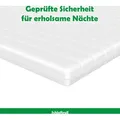 Produktbild: Matratzenauflage - Kaltschaum-Topper mit orthopädischen Eigenschaften, Größe 180x200. - Weiß