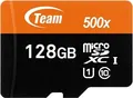 Produktbild: Team - Flash-Speicherkarte - 128GB - UHS Class 1 / Class10 - 400x - microSDXC UHS-I (TUSDX128GUHS03)