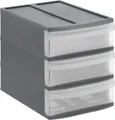 Produktbild: ROTHO Schubladenbox Rotho Schubladenbox Tower Systemix S 3 Schübe