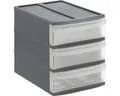 Produktbild: Schubladenbox Systemix Tower S anthrazit 26,5x19,2x23,3 cm