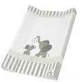 Produktbild: Rotho Babydesign Wickelauflage Keil (50 x 70 cm) - wickelauflage - wickeltischauflage - abwaschbar - wickelmatte - wasserdicht - Motiv Modern Elephant