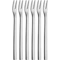 Produktbild: WMF Bowlegabel Set 6tlg Picker 12,5cm Nuova Edelstahl poliert (6 Stück, Gabel) (12.9154.6040)