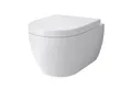 Produktbild: Alpenberger Dusch-WC Set - Hänge WC mit WC Sitz - Klo mit Bidet Funktion - Taharet WC, Toilette Wandmontage, Abgang Waagerecht, Wand WC Set Made in Europa, Hänge WC Spülrandlos WC mit Bidet Funktion - Passend Geberit