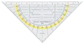 Produktbild: AR 1553 - Geodreieck, Hypotenuse-Länge 160 mm, mit Griff