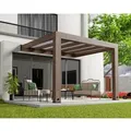 Produktbild: Palram - Canopia Terrassenüberdachung Helsinki 340 cm x 294 cm Braun