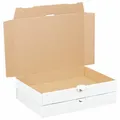 Produktbild: 25 Maxibriefkartons 350 x 250 x 50 mm weiss DIN A4+ Warensendung Faltkarton