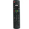 Produktbild: Ersatz Fernbedienung für Panasonic TV | TX-55EX620E | TX-55EX633E | TX-55EXF687 Fernseher Remote Control - Schwarz