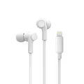 Produktbild: Belkin SoundForm iPhone Kopfhörer mit Lightning Connector (Lightning-Ohrhörer für iPhone 13, 13 Pro, 13 Pro Max, 13 mini, 12, 12 Pro, 12 Pro Max, 12 mini, 11, XS, X, SE, 8 Plus, 8, 7), Weiß