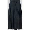 Produktbild: OPUS A-Linien Plissee-Rock mit Tunnelzug Modell 'Ribane french' in Marine, Größe 34