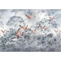 Produktbild: Komar Fototapete Vlies Flamingos in the Sky  400 x 280 cm